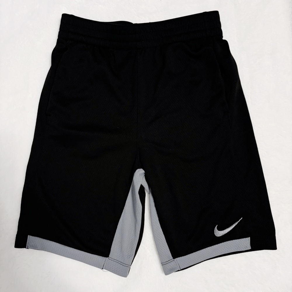 Boys Black Nike Basketball Shorts